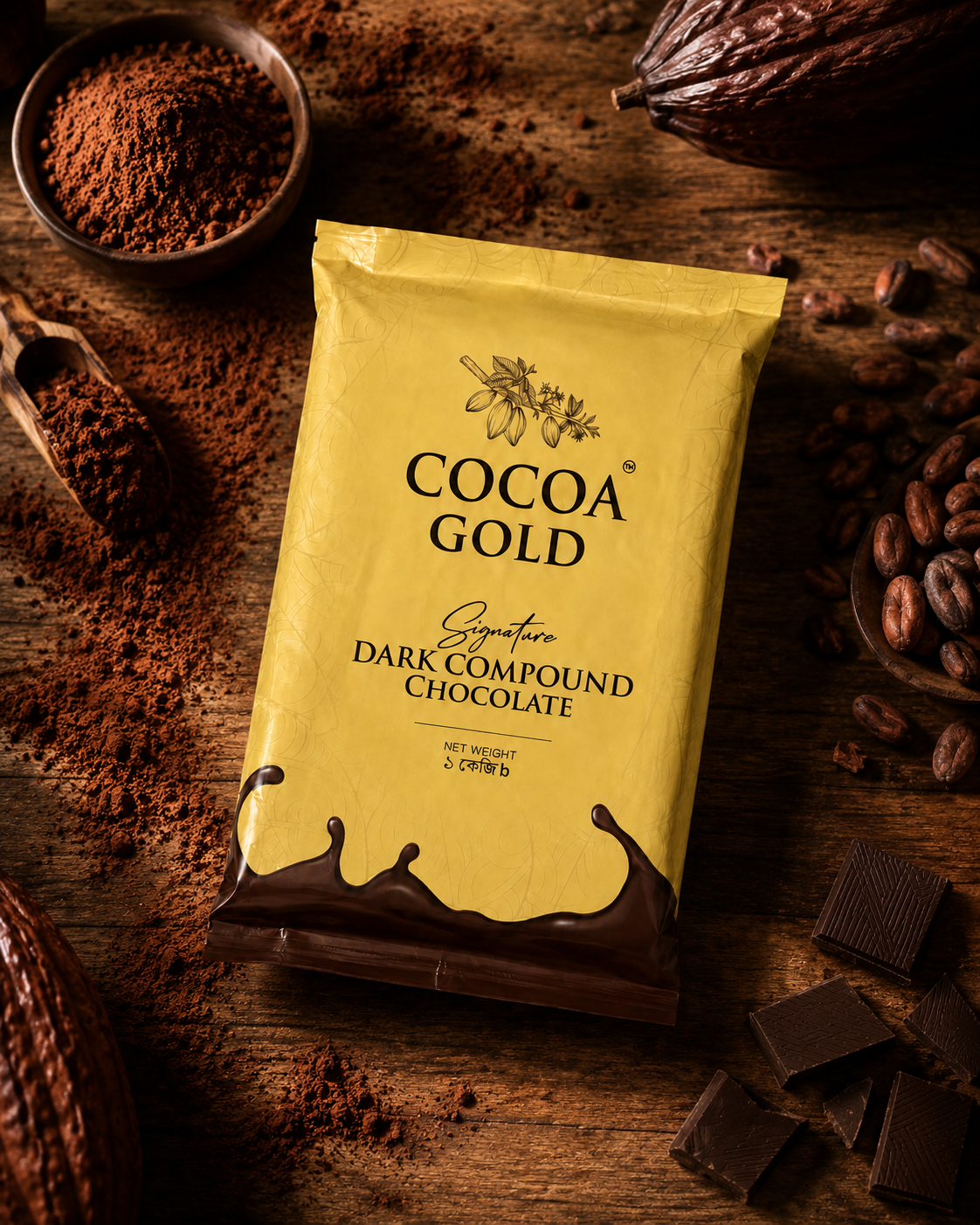 Cocoa Gold: Dark Compound Chocolate - Image 2